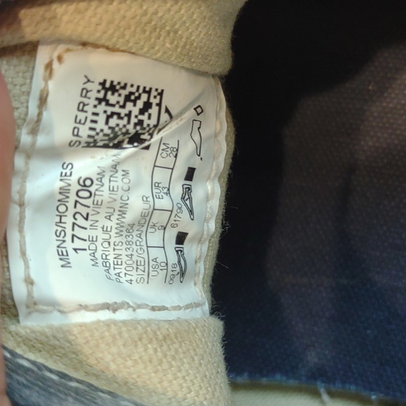 Sperry Topsider Men's Grey Halyard CVO Lace Up Saltwashed Sneaker - Picture 12 of 13